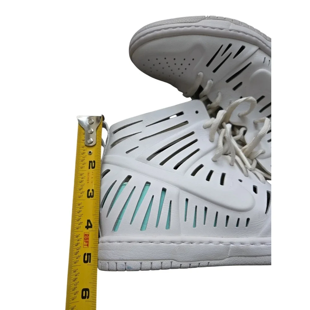 Nike Joli Sky Hi‎ High Wedge Dunk 2.0 Womens Sz. 7 Sneaker Shoes Su15-983 White